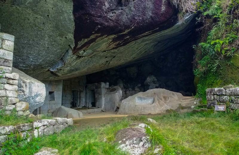 Temple of the Moon or Great Cavern of Machu Picchu