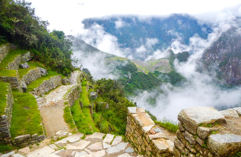 Intipunku (Sun Gate) part of the Inca Trail
