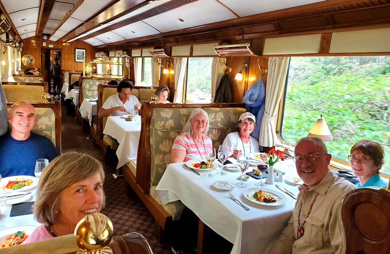 Luxury train Hiram Bingham