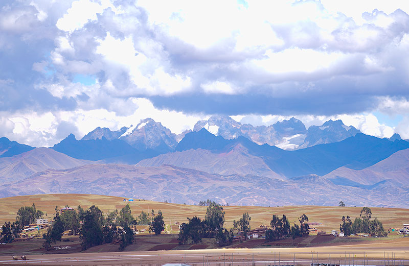 Landscape that can be seen from the train on the way to Machu Picchu